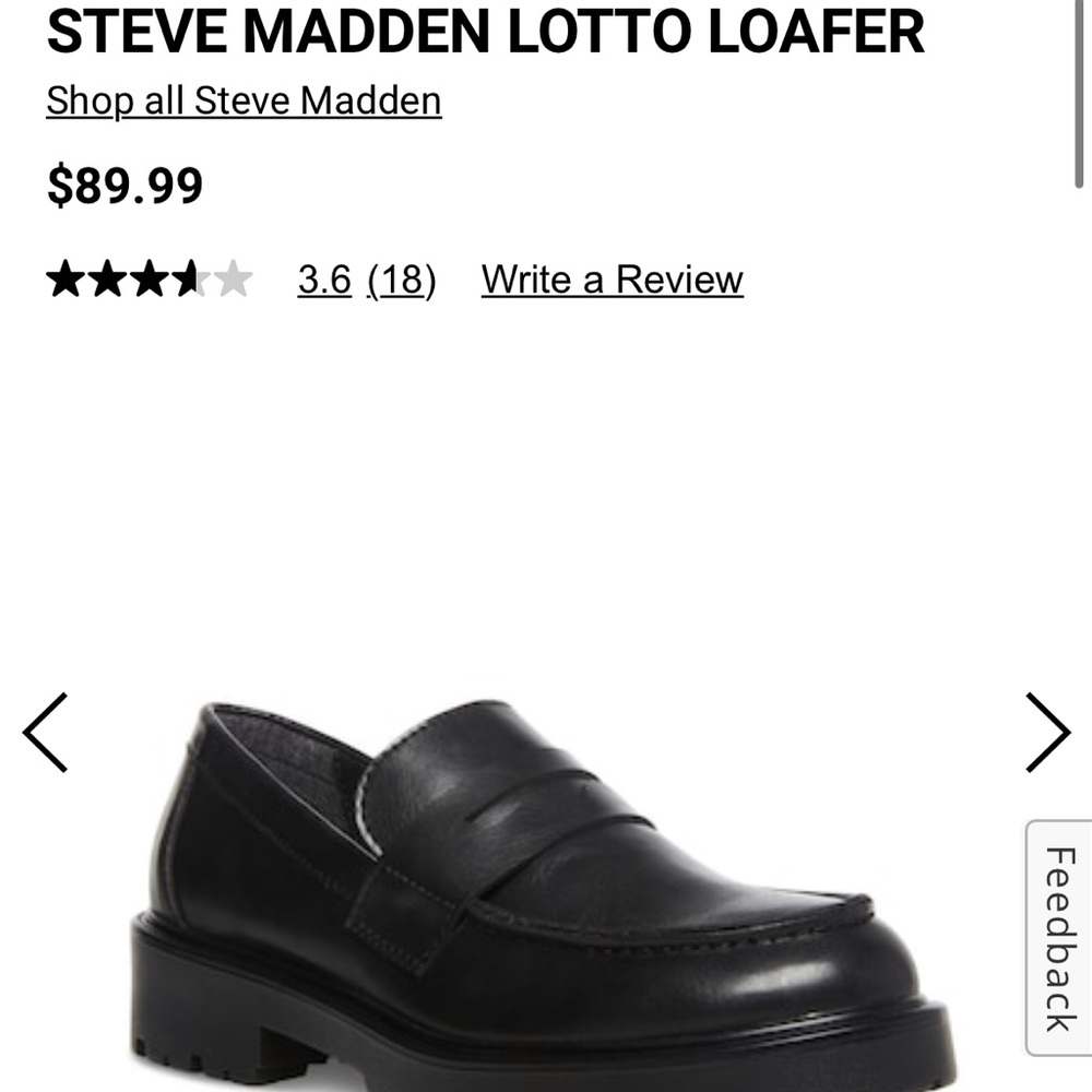NEW Steve Madden Lotto Loafers
